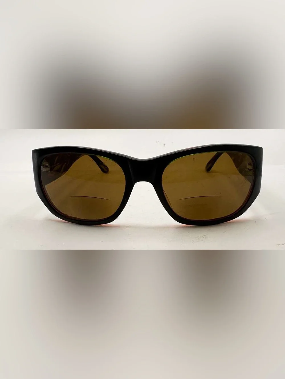 Corinne McCormack Black Oval Sunglasses Frames Only